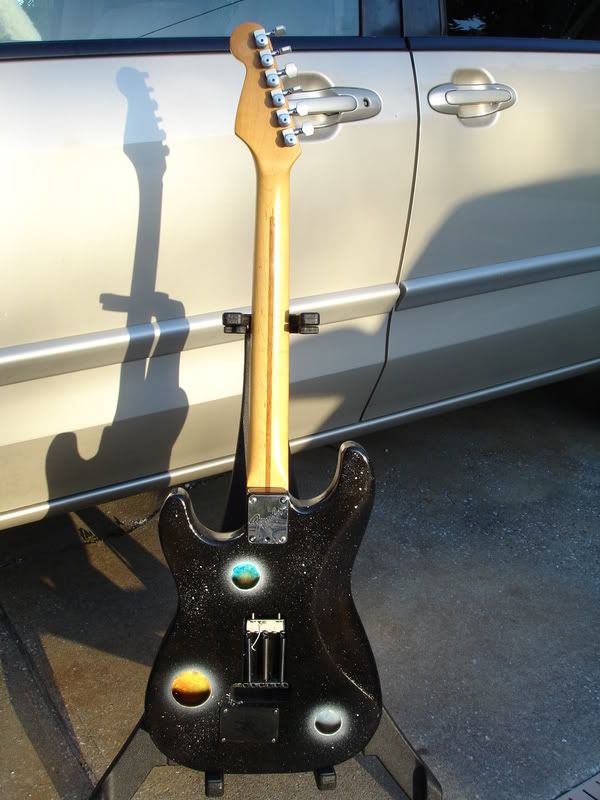 FT custom paint, USA Fender strat with Sperzels and KH emg's